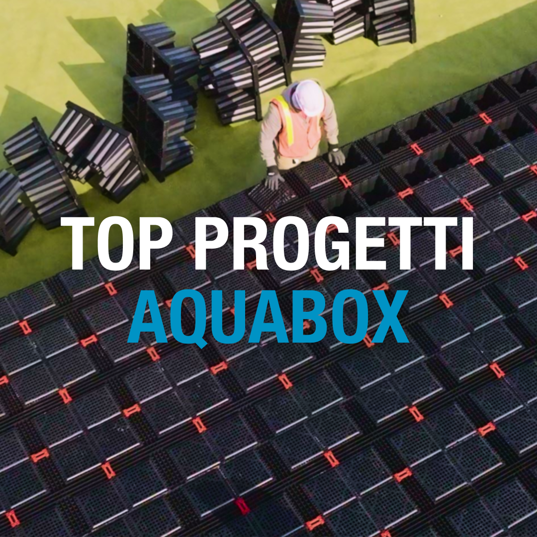 I migliori progetti Aquabox affrontano le sfide delle acque meteoriche