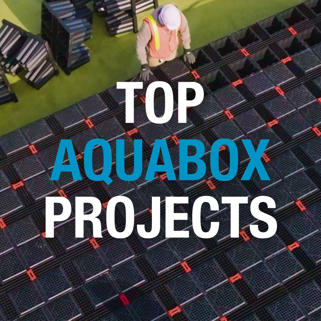 Top Aquabox projects tackle stormwater