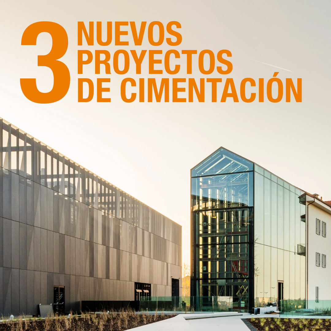 3 nuevos proyectos de cimentación de Geoplast